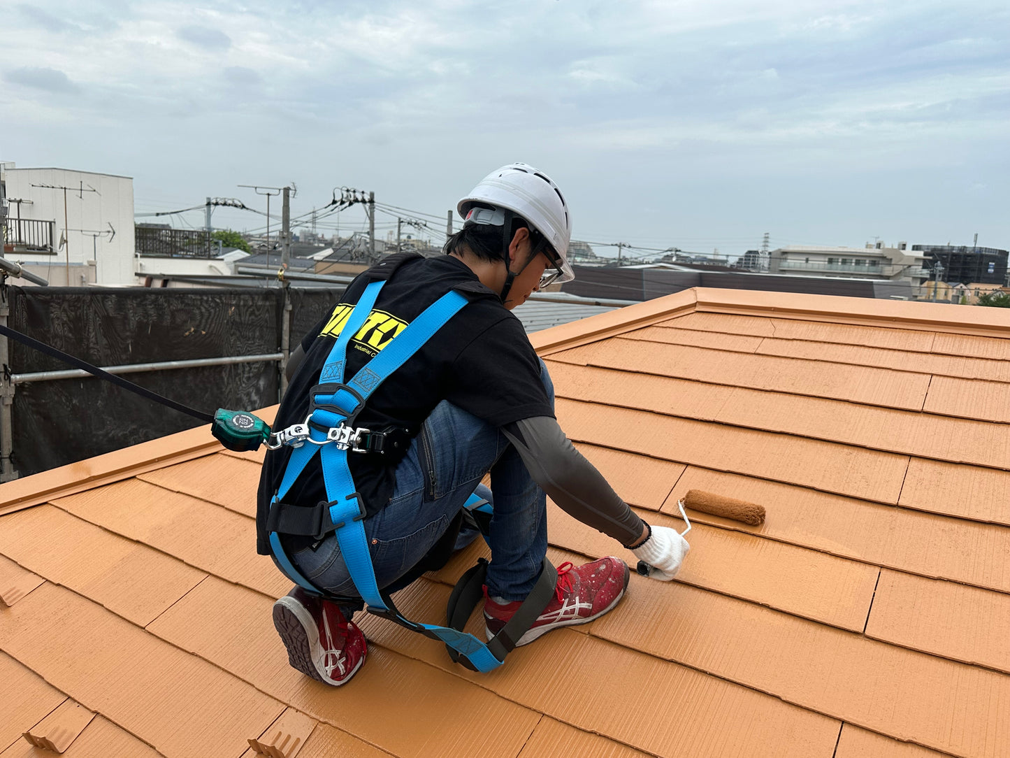 屋根 遮熱塗装 延床面積40坪