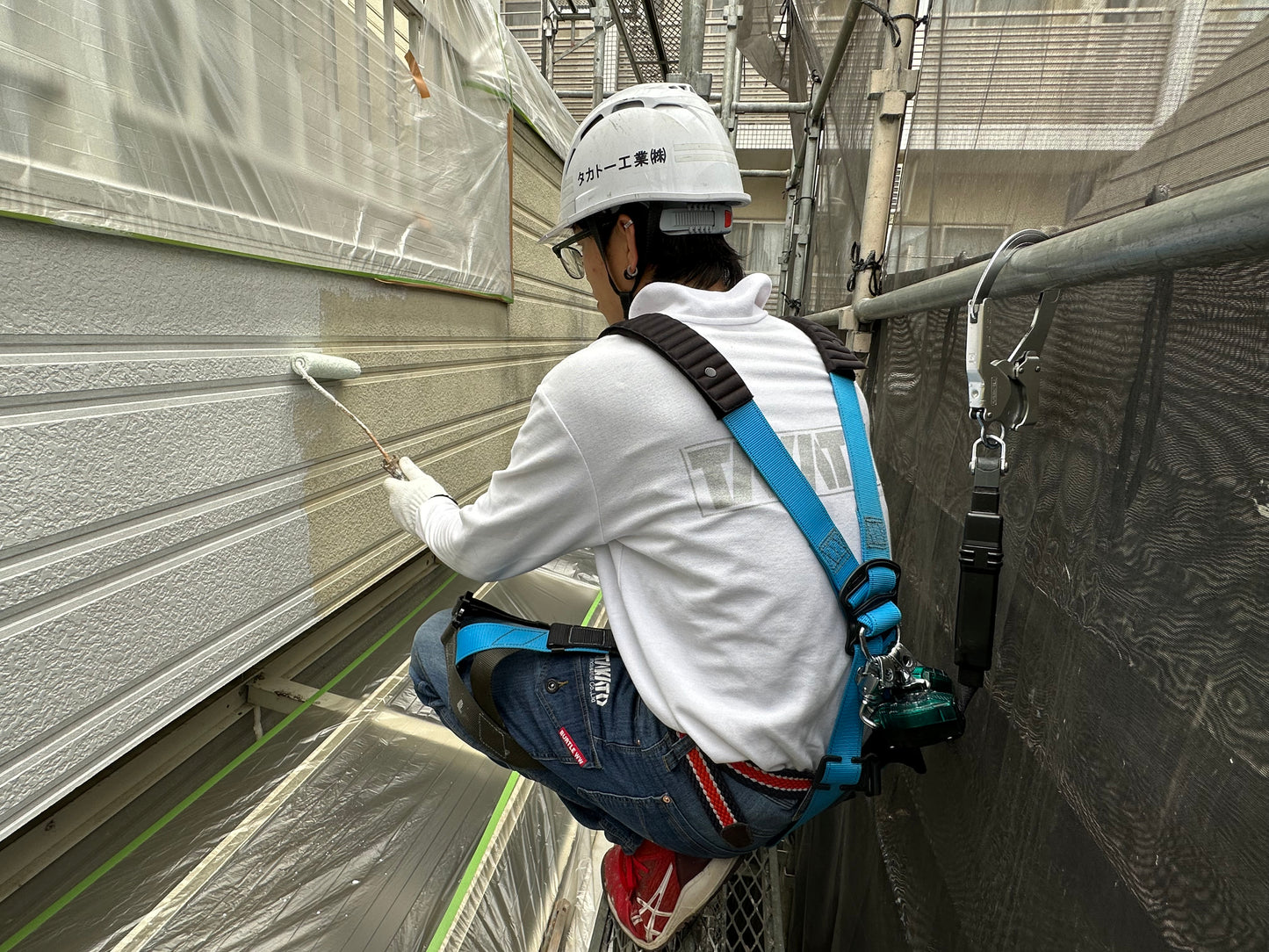 外壁 キクスイガイナ塗装 延床面積40坪